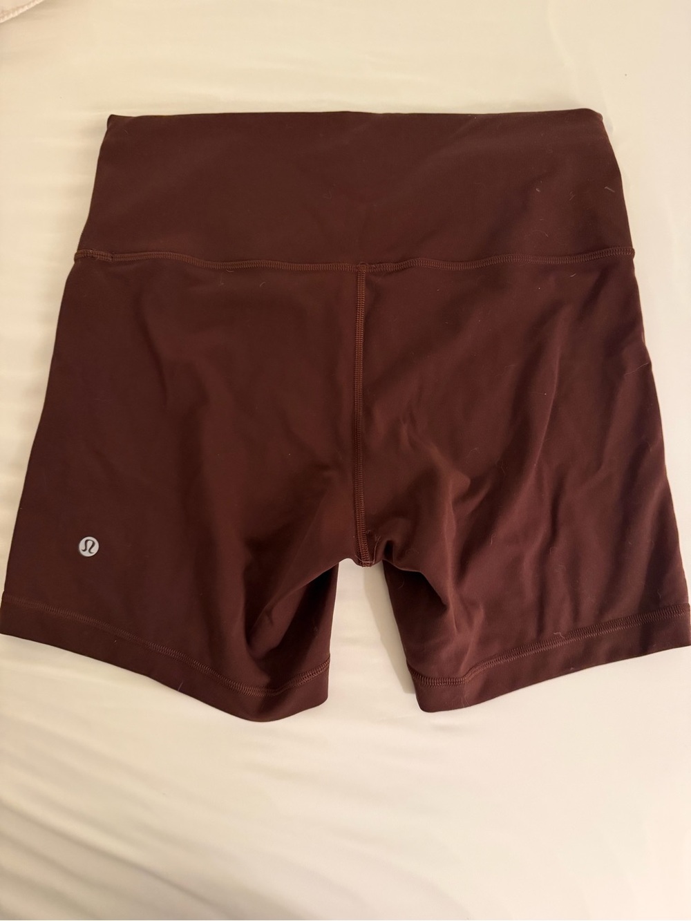 lululemon athletica High-Rise wunder under Bike Shorts in Brown - Picture 2 of 2